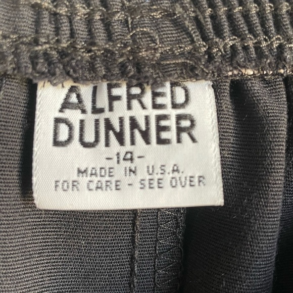 Vintage Alfred Dunner black skirt size 14 - Picture 8 of 9